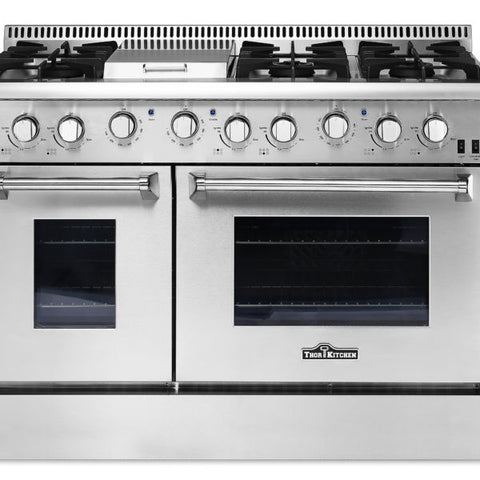 Thor HRG4808U 48″ 6 BURNER STAINLESS STEEL PROFESSIONAL GAS RANGE - d-airconditioning