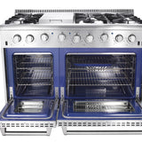 Thor HRG4808U 48″ 6 BURNER STAINLESS STEEL PROFESSIONAL GAS RANGE - d-airconditioning