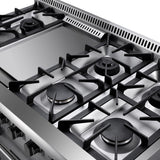 Thor HRG4808U 48″ 6 BURNER STAINLESS STEEL PROFESSIONAL GAS RANGE - d-airconditioning