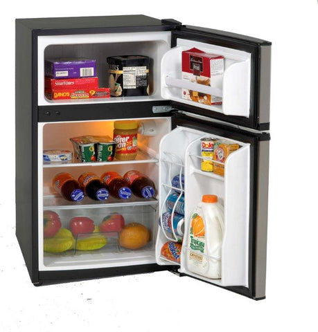 Model RA3136SST - 3.1 CF Two Door Counterhigh Refrigerator - Black w/Stainless Steel Doors - d-airconditioning